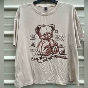 Shein Teddy Bear Tshirt